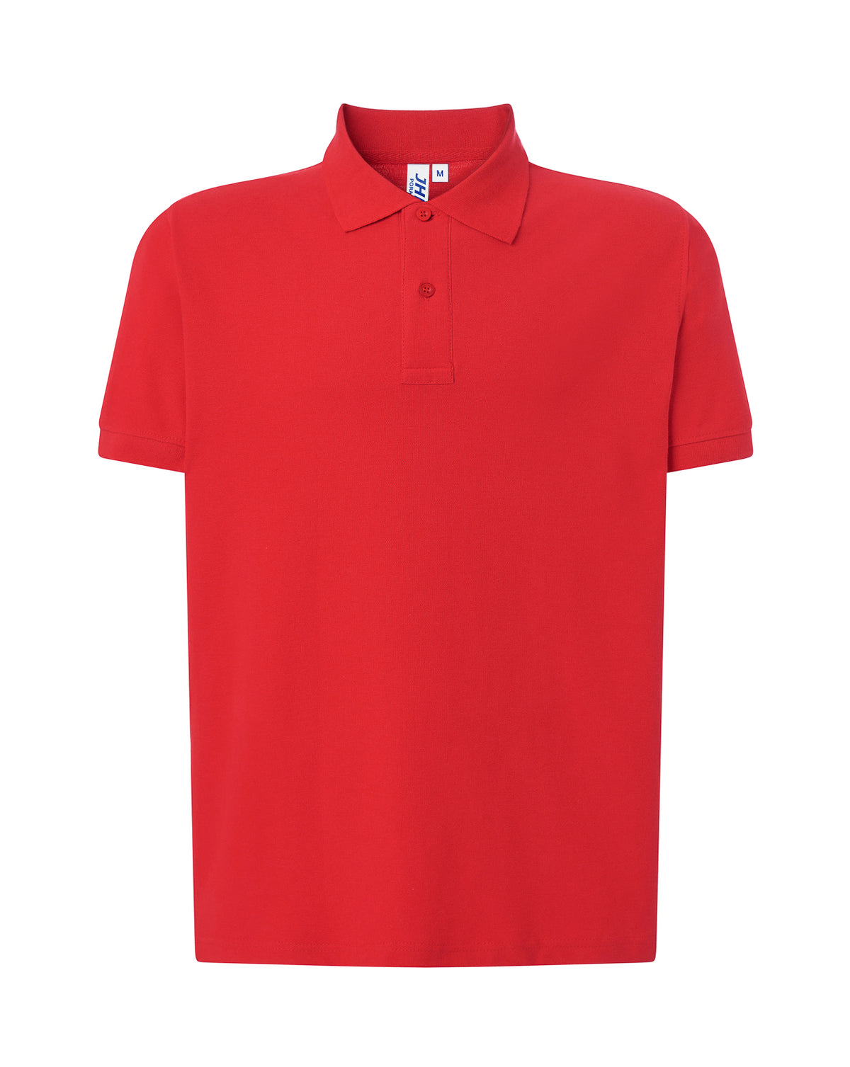 Polo premium rouge personnalisé – vue de face