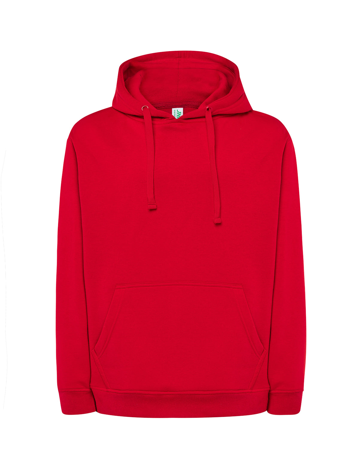 Sweat col rond rouge à personnaliser – vue de face