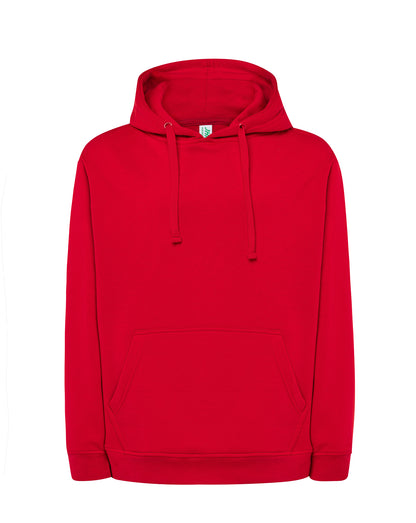 Sweat col rond rouge à personnaliser – vue de face