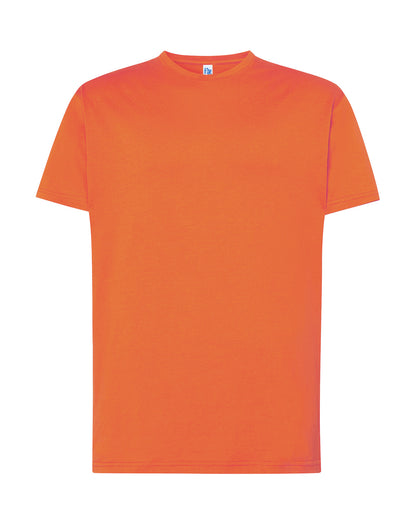 T-shirt personnalisé orange – vue de face