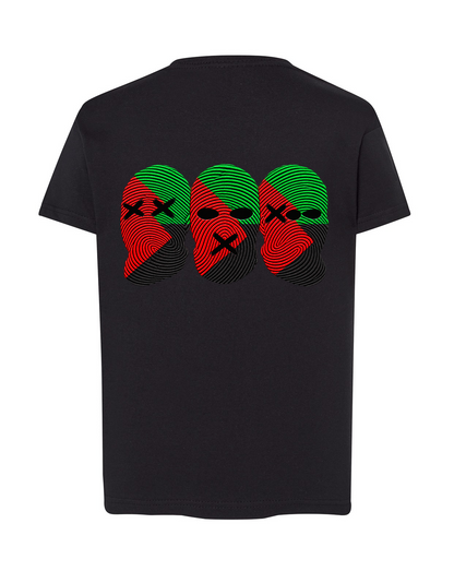 T-shirt noir Grandit dans l'Omerta Martinique – vue de dos